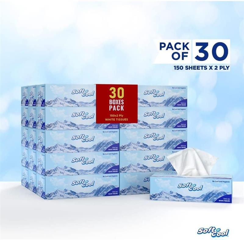 Soft n cool tissues 30 pack